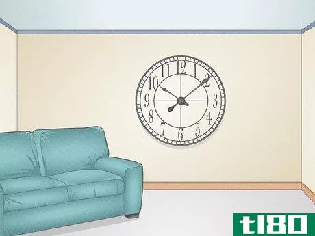 Image titled Decorate Around a Large Wall Clock Step 2