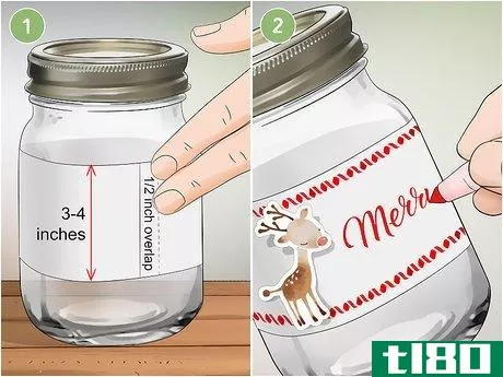 Image titled Decorate Mason Jars for Christmas Gifts Step 1