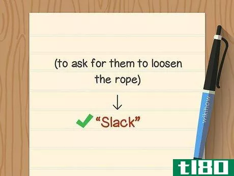 Image titled Communicate Basic Rock Climbing Commands With Your Belayer Step 5