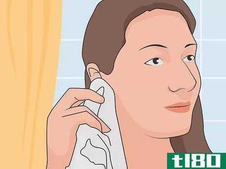Image titled Cover Your Ear in the Shower Step 8