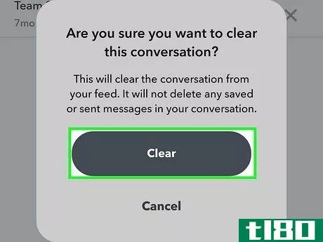 Image titled Clear All Snapchat Conversations Step 6