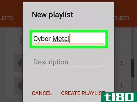 Image titled Create a Google Play Music Playlist on Android Step 8