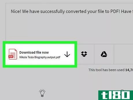 Image titled Convert a Google Doc to a PDF on PC or Mac Step 11