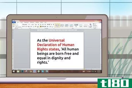 Image titled Cite the Universal Declaration of Human Rights Step 8