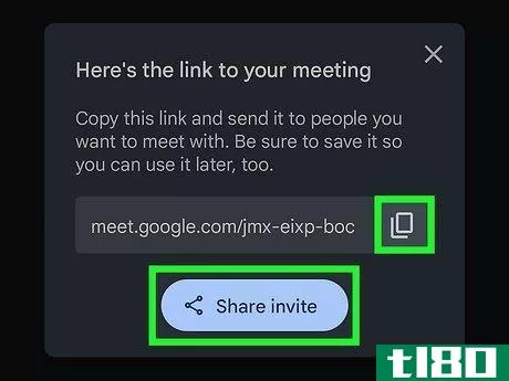 Image titled Create a Google Meet Link Step 13