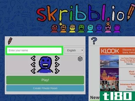 Image titled Create a Private Room in Skribbl.io Step 2