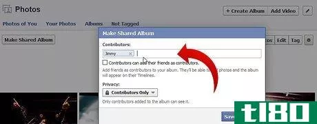 Image titled Create a Shared Album in Facebook Step 5