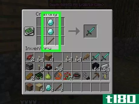 Image titled Craft a Diamond Sword in Minecraft Step 8