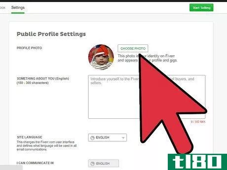 Image titled Change Your Profile Picture on Fiverr Step 4