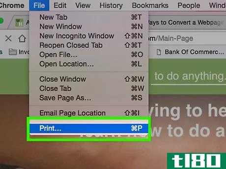 Image titled Convert a Webpage to PDF Step 2