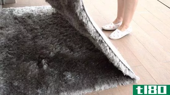 如何擦一块粗毛毯(clean a shag rug)