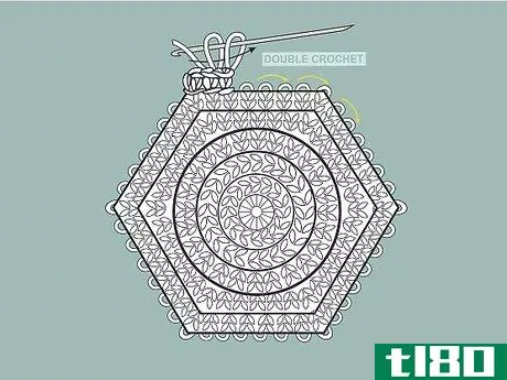 Image titled Crochet a Hexagon Step 09