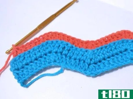 Image titled Crochet a Chevron Scarf Step 17
