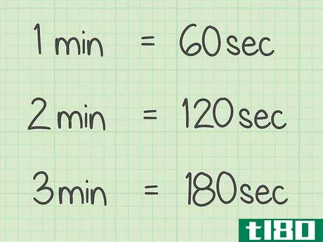 如何将秒转换为分钟(convert seconds to minutes)