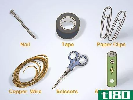 如何用铁丝和钉子做一块磁铁(create a magnet with a wire and a nail)