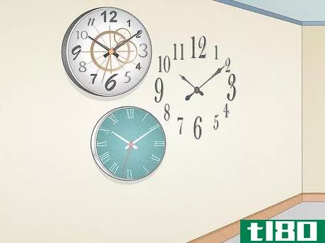 Image titled Decorate Around a Large Wall Clock Step 3