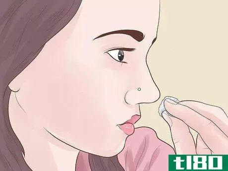 Image titled Clean Your Nose Piercing Step 1