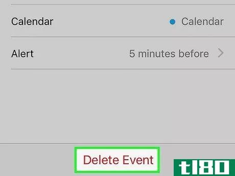 Image titled Delete Calendar Events on iPhone Step 3