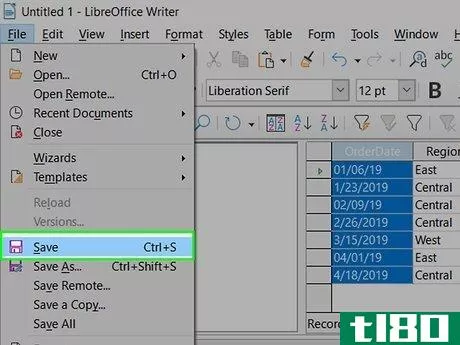 Image titled Convert a LibreOffice Spreadsheet Into a Database for Mail Merge Documents Step 19