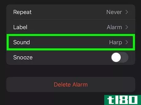 Image titled Change the Alarm Sound on an iPhone Step 4