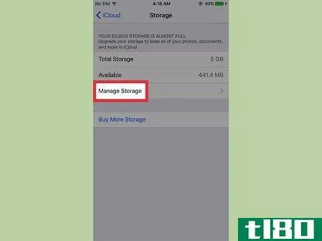 Image titled Check Available iCloud Storage on an iPhone Step 8