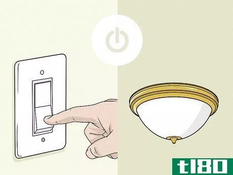 Image titled Change a Ceiling Light Bulb Step 1