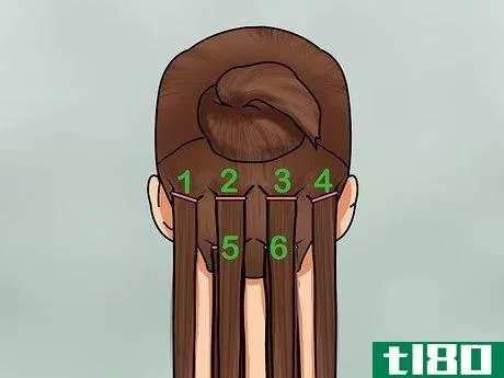 Image titled Crimp Your Hair With a Straightener Step 4