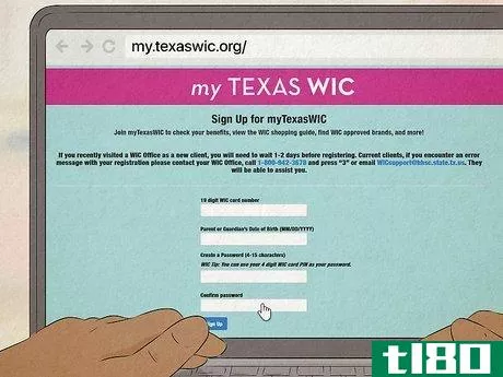 Image titled Check Your WIC Benefits in Texas Step 2