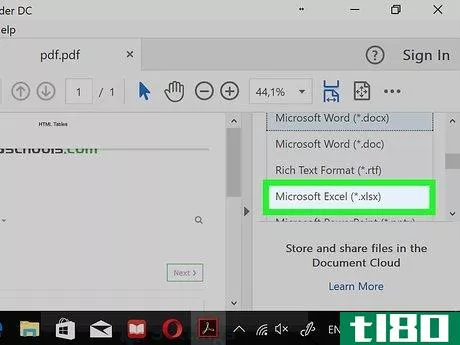 Image titled Create an Excel Spreadsheet from a PDF File Step 18