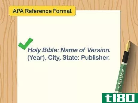 Image titled Cite the Bible in APA Step 5