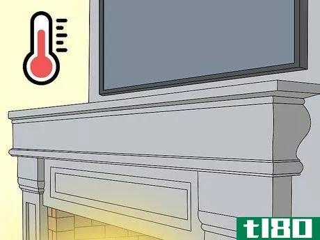 Image titled Decorate a Fireplace Mantel with a Flat Screen TV Step 1