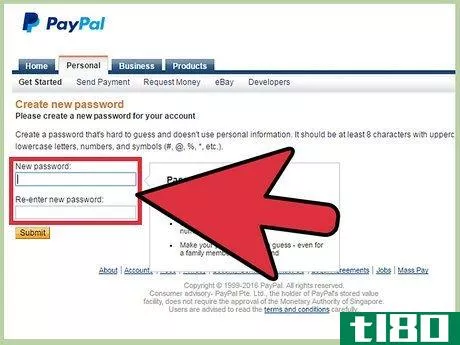Image titled Change a PayPal Password Step 12