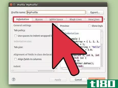 Image titled Change the Default Format Settings in Eclipse Step 5