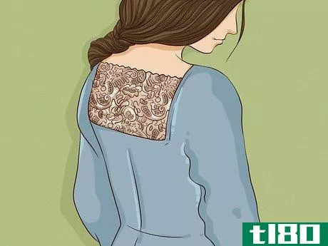 Image titled Cover a Dress with a Deep Back Step 8