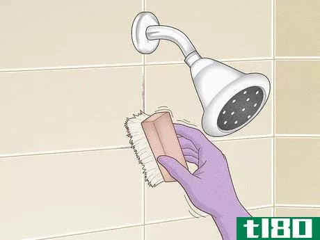 Image titled Clean Mold in Shower Grout Naturally Step 7