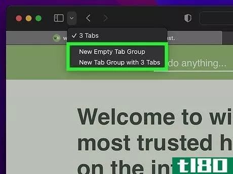 Image titled Create Tab Groups in Safari Step 9