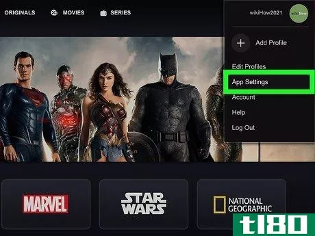 Image titled Change Your Settings on Disney Plus Step 1