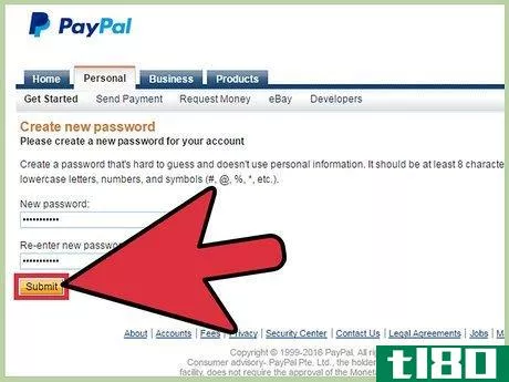 Image titled Change a PayPal Password Step 13