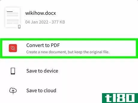 Image titled Convert Docx to PDF in Mobile Step 14
