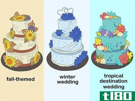 如何为你的婚礼蛋糕选择颜色(choose colors for your wedding cake)