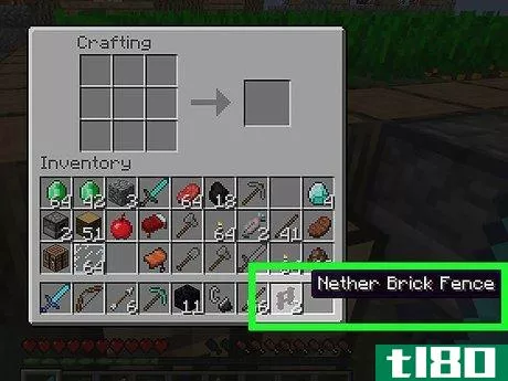 Image titled Craft a Fence in Minecraft Step 10