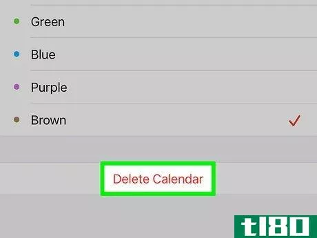 Image titled Delete Calendars on iPhone Step 7