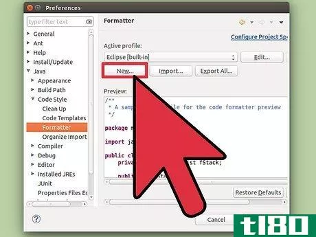 Image titled Change the Default Format Settings in Eclipse Step 3