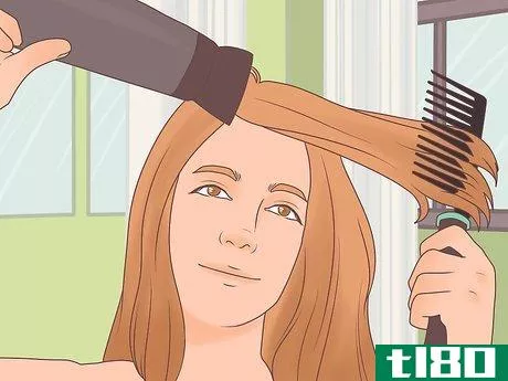 Image titled Cut Long Bangs with a Middle Part Step 1