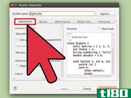 Image titled Change the Default Format Settings in Eclipse Step 6