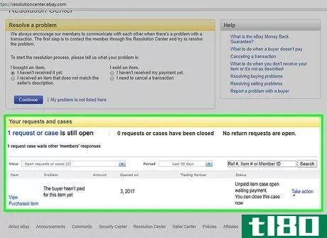 Image titled Close a Case on eBay Step 5