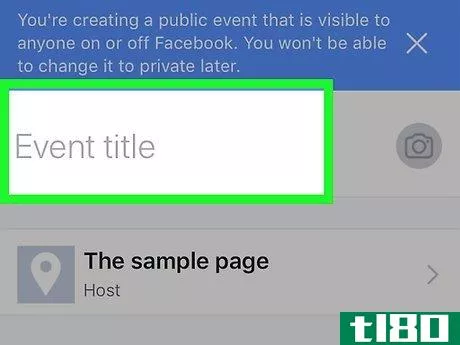 Image titled Create an Event on Facebook Step 6
