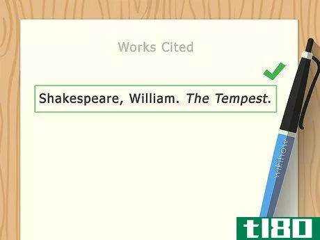 Image titled Cite Shakespeare in MLA Step 9