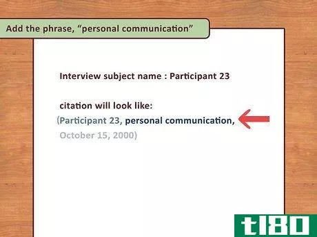 Image titled Cite an Interview in APA Step 5