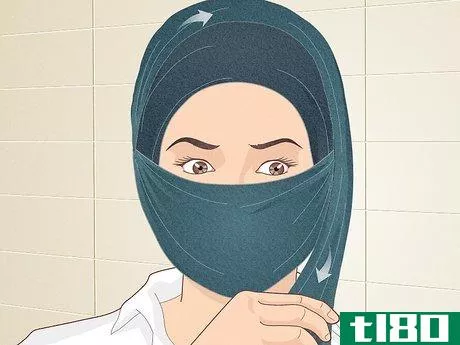Image titled Cover Your Face with a Hijab Step 16